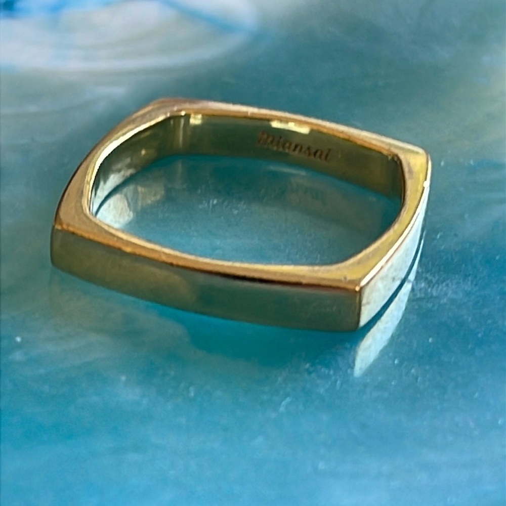 Miansai Gold Vermeil Level Ring